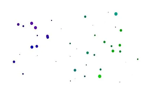 Light Multicolor, Rainbow vector pattern with spheres. Stock Illustration