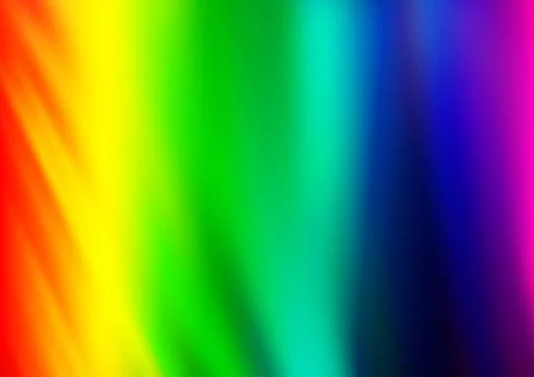 Light Multicolor, Rainbow vector pattern with lines, ovals. Stock Illustration