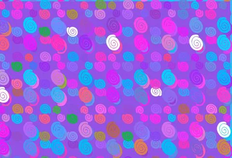 Light Multicolor, Rainbow vector pattern with lamp shapes. イラスト素材