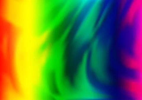Light Multicolor, Rainbow vector pattern with lava shapes. Stock Illustration