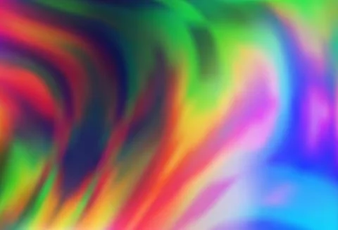 Light Multicolor, Rainbow vector pattern with bubble shapes. イラスト素材