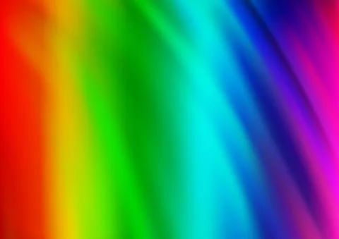 Light Multicolor, Rainbow vector pattern with lava shapes. Stockillustratie