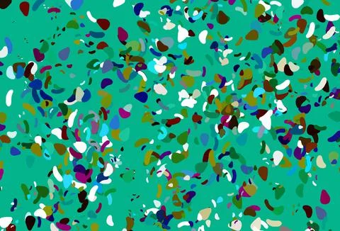 Light multicolor, rainbow vector pattern with chaotic shapes. イラスト素材