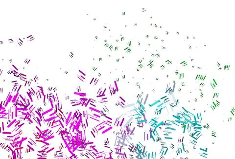 Light Multicolor, Rainbow vector pattern with narrow lines. Stock Illustration