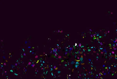 Light Multicolor, Rainbow vector pattern with chaotic shapes. Stockillustratie
