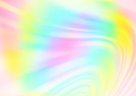 Light Multicolor, Rainbow vector pattern with lines, ovals. イラスト素材