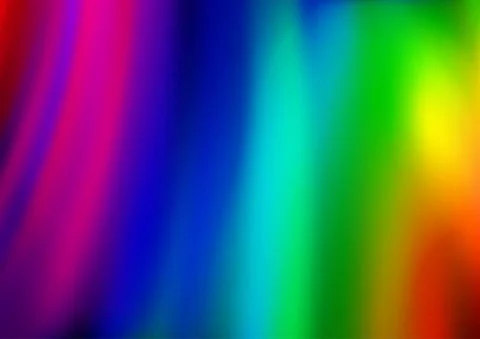 Light Multicolor, Rainbow vector pattern with liquid shapes. 스톡 일러스트