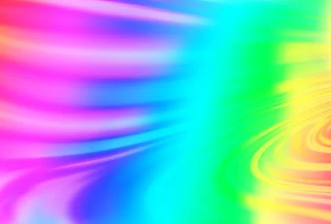 Light Multicolor, Rainbow vector pattern with lava shapes. Stockillustratie
