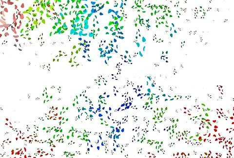 Light Multicolor, Rainbow vector pattern with chaotic shapes. イラスト素材