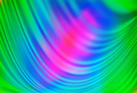 Light Multicolor, Rainbow vector pattern with lava shapes. Stock Illustration