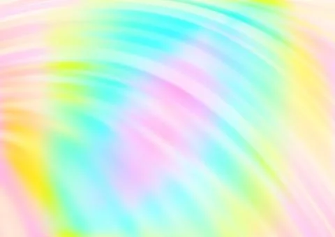 Light Multicolor, Rainbow vector pattern with bubble shapes. Stock Illustration