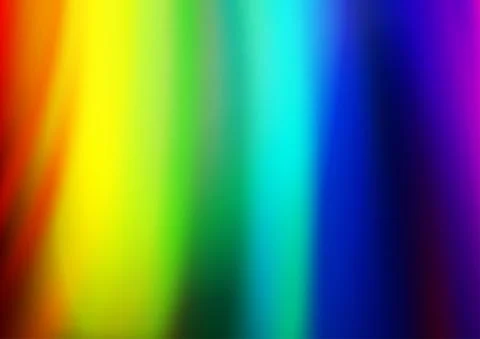 Light Multicolor, Rainbow vector pattern with curved circles. Stockillustratie