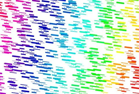 Light Multicolor, Rainbow vector pattern with narrow lines. イラスト素材
