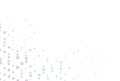 Light Multicolor, Rainbow vector pattern with crystals, rectangles. Illustrazione stock