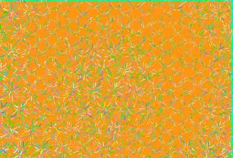Light multicolor, rainbow vector pattern with spheres. 스톡 일러스트