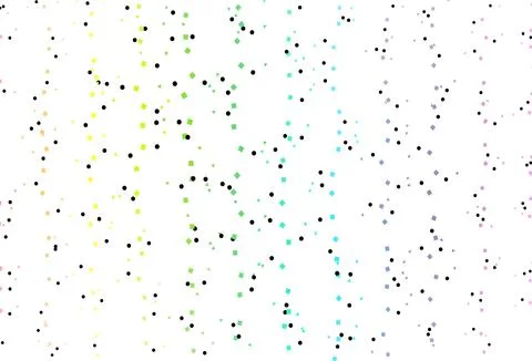 Light Multicolor, Rainbow vector pattern in polygonal style with circles. 스톡 일러스트