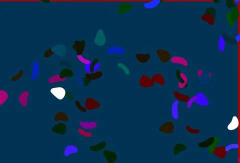 Light Multicolor, Rainbow vector pattern with chaotic shapes. Stockillustratie