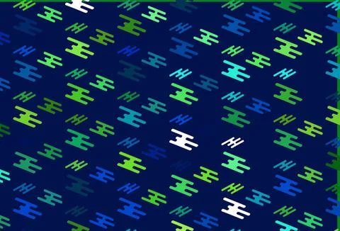 Light Multicolor, Rainbow vector pattern with narrow lines. 스톡 일러스트