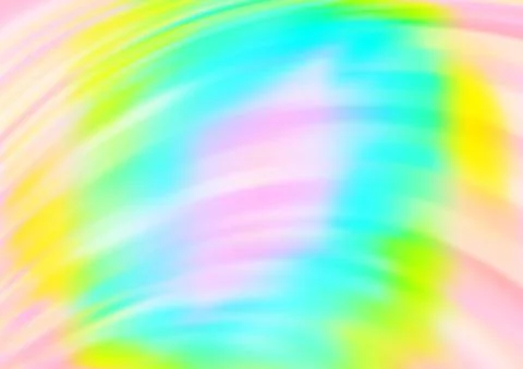 Light Multicolor, Rainbow vector pattern with lines, ovals. イラスト素材