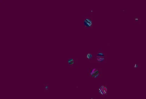 Light multicolor, rainbow vector pattern with spheres. 스톡 일러스트