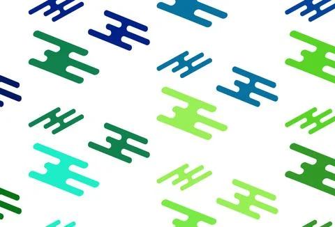 Light Multicolor, Rainbow vector pattern with narrow lines. Stock Illustration