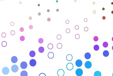 Light Multicolor, Rainbow vector pattern with spheres. 스톡 일러스트