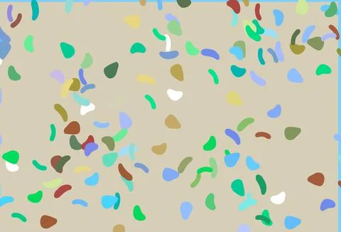 Light Multicolor, Rainbow vector pattern with chaotic shapes. Stock Illustration