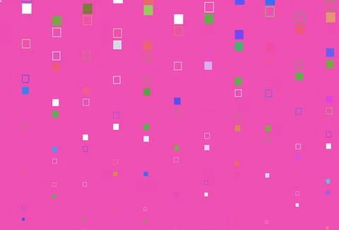 Light Multicolor, Rainbow vector pattern with crystals, rectangles. Stockillustratie