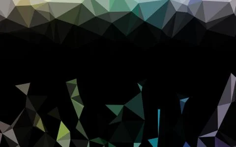 Light Multicolor, Rainbow vector polygonal pattern. Illustrazione stock