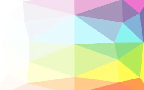 Light Multicolor, Rainbow vector polygonal pattern. 스톡 일러스트