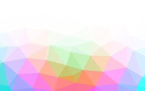 Light Multicolor, Rainbow vector polygonal pattern. 库存插图