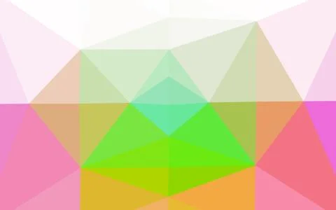 Light Multicolor, Rainbow vector polygonal pattern. 스톡 일러스트