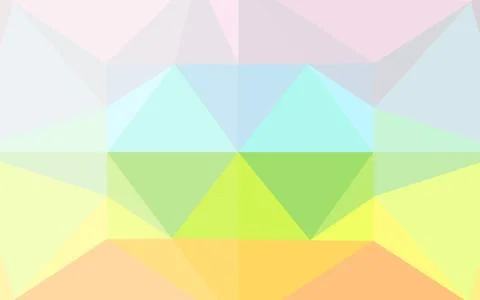 Light Multicolor, Rainbow vector polygonal pattern. イラスト素材