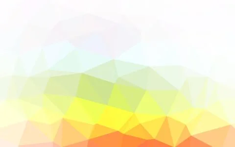 Light Multicolor, Rainbow vector polygonal template. Illustrazione stock