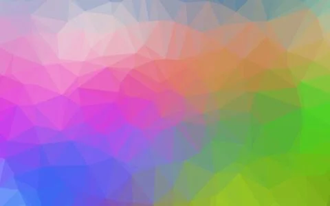 Light Multicolor, Rainbow vector polygonal pattern. イラスト素材