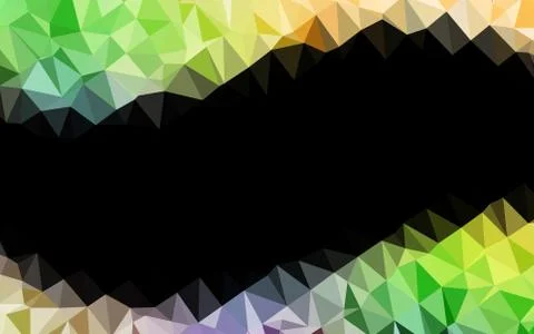 Light Multicolor, Rainbow vector polygonal pattern. 스톡 일러스트