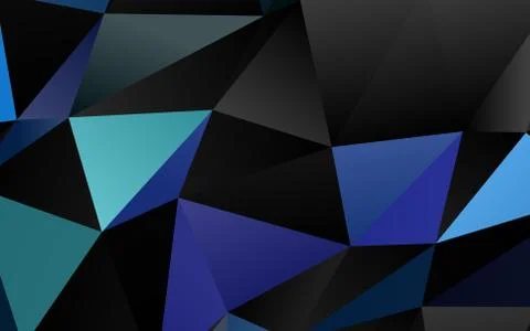 Light Multicolor, Rainbow vector polygonal background. 스톡 일러스트