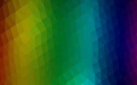 Light Multicolor, Rainbow vector polygonal pattern. イラスト素材