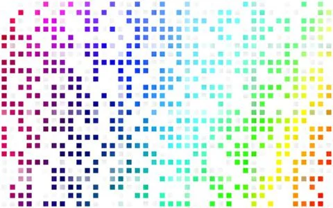 Light Multicolor, Rainbow vector seamless cover in polygonal style. Stock Illustration
