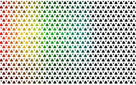 Light Multicolor, Rainbow vector seamless texture in triangular style. 스톡 일러스트
