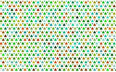 Light Multicolor, Rainbow vector seamless template with crystals, triangles. Stock Illustration