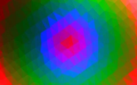 Light Multicolor, Rainbow vector shining triangular pattern. イラスト素材