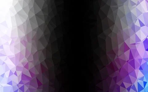 Light Multicolor, Rainbow vector shining triangular template. Stock Illustration