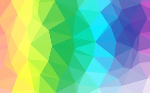 Light Multicolor, Rainbow vector shining triangular pattern. 스톡 일러스트