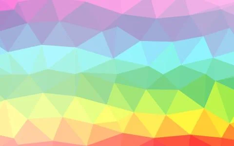 Light Multicolor, Rainbow vector shining triangular pattern. 스톡 일러스트