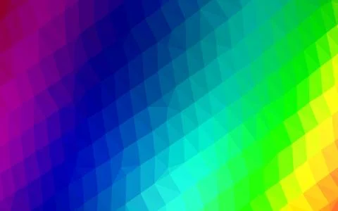 Light Multicolor, Rainbow vector shining triangular pattern. Stockillustratie