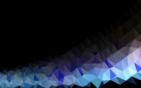 Light Multicolor, Rainbow vector shining triangular pattern. Illustrazione stock