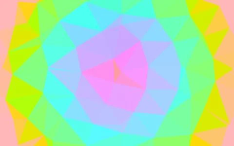 Light Multicolor, Rainbow vector shining triangular pattern. Stockillustratie