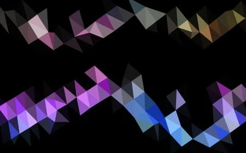 Light Multicolor, Rainbow vector shining triangular pattern. 스톡 일러스트