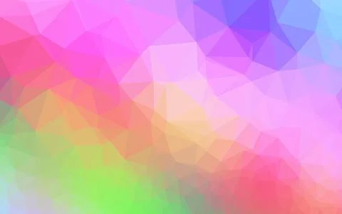 Light Multicolor, Rainbow vector shining triangular pattern. 스톡 일러스트